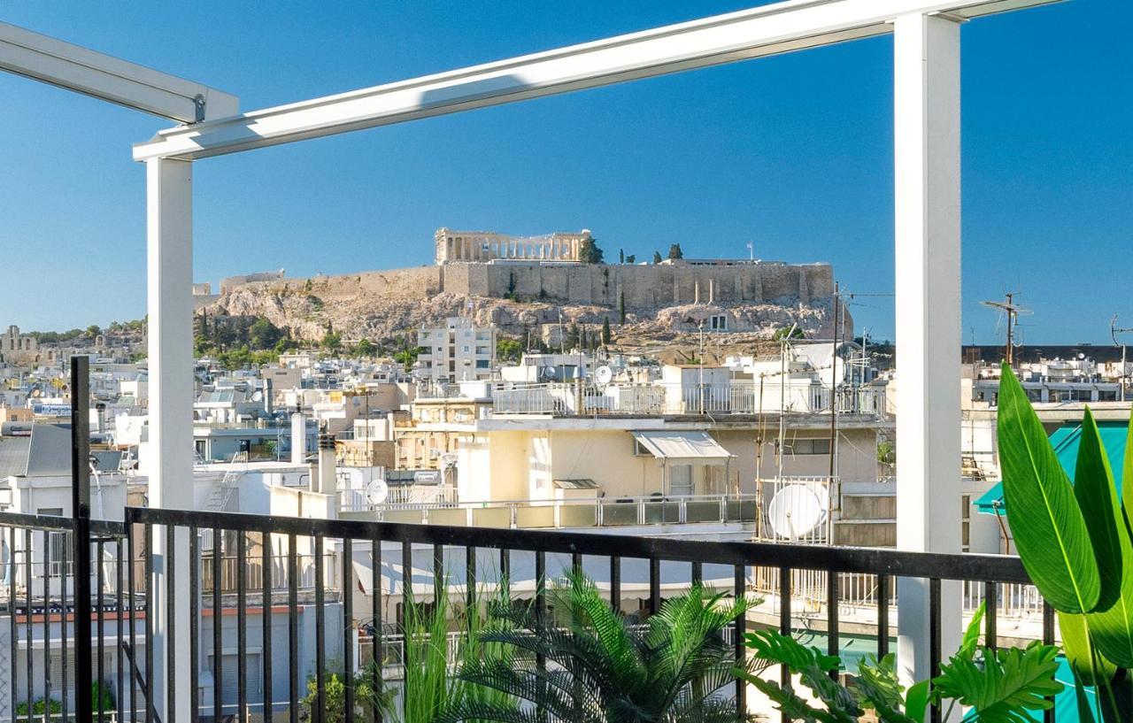 Appartamento Acropolis Views Studio Atene Esterno foto