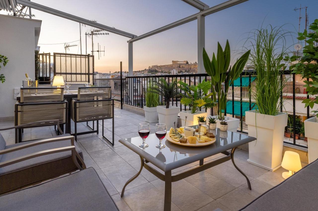 Appartamento Acropolis Views Studio Atene Esterno foto