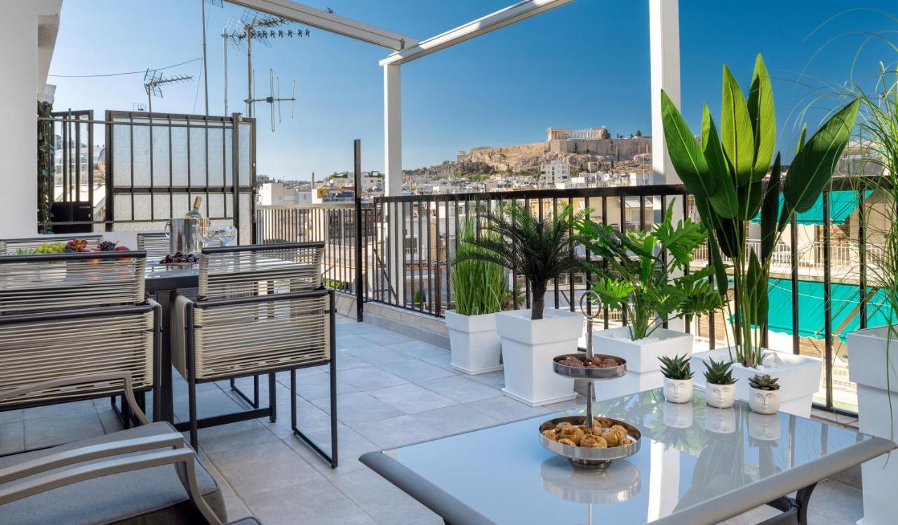 Appartamento Acropolis Views Studio Atene Esterno foto